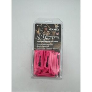 100 AAE Max Hunter 2.1" HOT PINK Vanes archery equipment arrow fletching